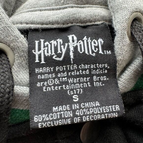 Harry Potter Slytherin Sweatshirt Varsity Jacket - Picture 9 of 10